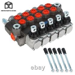 Valve de commande directionnelle hydraulique 13 GPM à double effet, SAE 5, à 1 tiroir