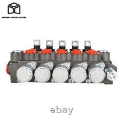 Valve de commande directionnelle hydraulique 13 GPM à double effet, SAE 5, à 1 tiroir