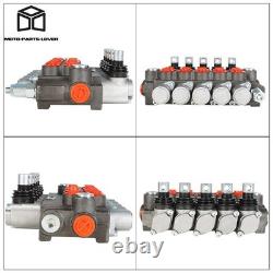 Valve de commande directionnelle hydraulique 13 GPM à double effet, SAE 5, à 1 tiroir