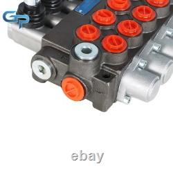 Valve de commande directionnelle hydraulique 13 GPM avec 5 tiroirs, 4 voies, centre tandem