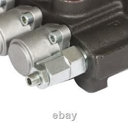 Valve de commande directionnelle hydraulique 40 L/min 11 gpm 2 joysticks interface BSPP 7 tiroirs
