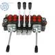 Valve De Commande Directionnelle Hydraulique 7 Tiroirs 11 Gpm 2 Joysticks 40 L Port Bspp Neuve