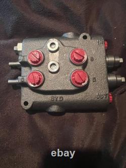 Valve de commande directionnelle hydraulique BYD 30922-496 D à 4 orifices pour usage industriel