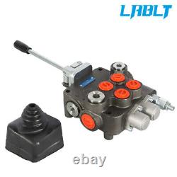 Valve de commande directionnelle hydraulique LABLT 3625 psi 21 gpm SAE 2 spool avec joystick