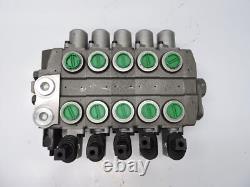 Valve de commande directionnelle hydraulique Roquet à 5 tiroirs 6412/15 NOB NEUVE