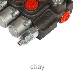 Valve de commande directionnelle hydraulique à 7 tiroirs, 13 GPM, 3600 PSI, interface SAE