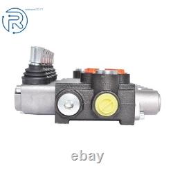 Valve de commande directionnelle hydraulique à double effet 13 GPM 3600 PSI ports SAE 6 bobines