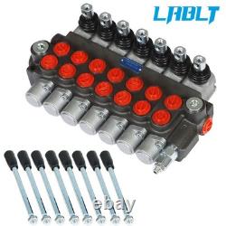 Valve de commande directionnelle hydraulique à tiroir LABLT 7, 13 GPM, double effet SAE