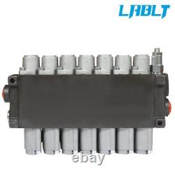 Valve de commande directionnelle hydraulique à tiroir LABLT 7, 13 GPM, double effet SAE