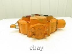 Valve de commande directionnelle hydraulique monobloc Hydreco à 1 tiroir, 3 positions, pour levage de chargeuse