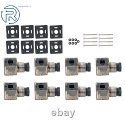 Valve de commande directionnelle hydraulique monobloc à solénoïde, 4 tiroirs, 13 GPM, 12 V CC Valve de commande directionnelle hydraulique monobloc à solénoïde, 4 tiroirs, 13 GPM, 12 V CC