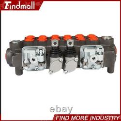 Valve de commande directionnelle hydraulique pour pelle rétro 21 GPM, 6 tiroirs, avec 2 joysticks
