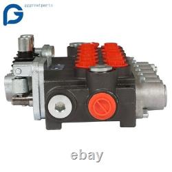 Valve de commande directionnelle hydraulique pour pelle rétro avec 2 joysticks, 6 tiroirs, 11 GPM, neuf