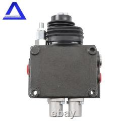 Valve de commande directionnelle pour chargeuse à joystick hydraulique LV22RFSTKAB à 2 tiroirs 10 GPM