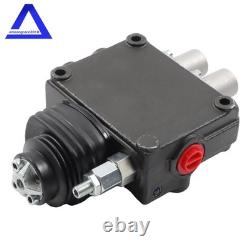 Valve de commande directionnelle pour chargeuse à joystick hydraulique LV22RFSTKAB à 2 tiroirs 10 GPM