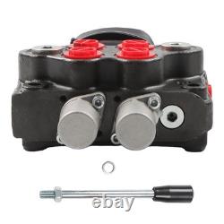 Valve de commande directionnelle pour chargeuse hydraulique LV22RFSTKAB avec joystick noir