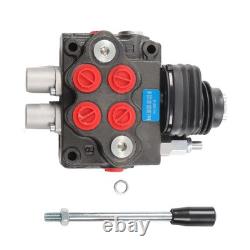 Valve de commande directionnelle pour chargeuse hydraulique LV22RFSTKAB avec joystick noir