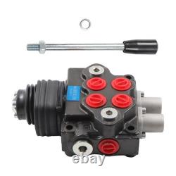 Valve de commande directionnelle pour chargeuse hydraulique LV22RFSTKAB avec joystick noir