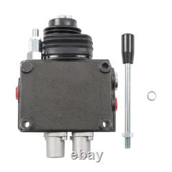 Valve de commande directionnelle pour chargeuse hydraulique LV22RFSTKAB avec joystick noir