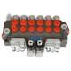 Valve De Commande Directionnelle Pour Pelle Hydraulique &agrave; 6 Tiroirs, 11 Gpm, Avec 2 Joysticks