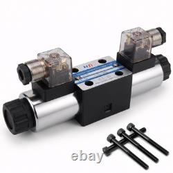 Valve de commande directionnelle, solénoïde de commande directionnelle hydraulique de remplacement 4 voies
