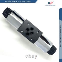 Valve de commande directionnelle, solénoïde de commande directionnelle hydraulique de remplacement 4 voies