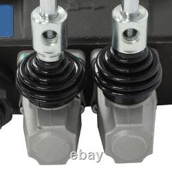 Valve de commande hydraulique à 2 tiroirs, 32 GPM, 3600 PSI, centre ouvert