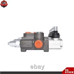 Valve de commande monobloc hydraulique à 7 tiroirs à double effet, ports SAE, 11 GPM