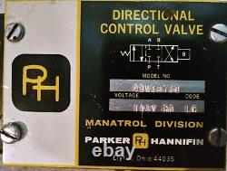 Valve de contrôle directionnel hydraulique Parker Hannifin D3W1BY10 (167)