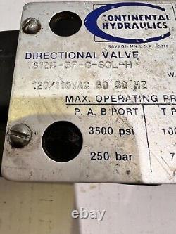 Valve directionnelle hydraulique Continental VS12M-3F-G-60L-H