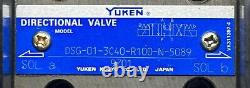 Valve directionnelle hydraulique Yuken Dsg-01-3c40-r100-n-5089