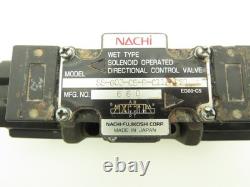 Valve électromagnétique de commande directionnelle hydraulique Nachi 115 VAC