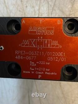 Valve électrovanne de commande directionnelle hydraulique Argo Hytos Rpe3-063z11/01200e1