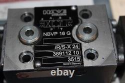 Van HAWE NBVP 16 G Soupape directionnelle hydraulique NBVP 16 G/R/S-X 24 réparée