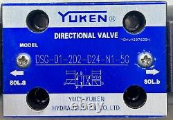 Van Yuken Dsg-01-d24-n1-5g soupape directionnelle hydraulique
