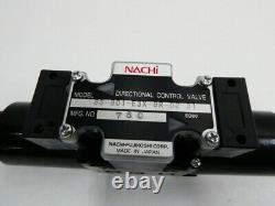 Van de Contrôle Hydraulique Directionnel Nachi SS-G01-E3X-GR-D2-31 à 24v-dc