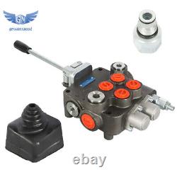 Van de commande directionnelle hydraulique avec joystick avec prise de conversion 21 GPM 2 Spool