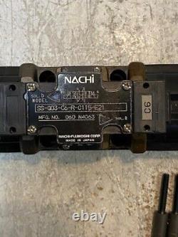 Van de klep van de regelrichting van de solenoïde van de hydraulische nachi SS-G03-C6-R-C115-E21