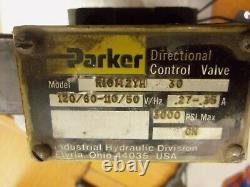 Vanne De Commande Directionnelle Hydraulique Parker 3000 Psi 120/60-110/50 V R10m2yh