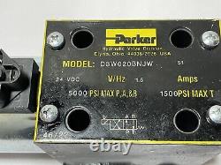 Vanne De Commande Directionnelle Hydraulique Parker D3w020bnjw (24vdc, 1,5 Hz)