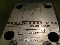 Vanne De Régulation Rexroth Hydraulique Directionnelle Solenoid Hydro Norma # 4we10e41 Wl70