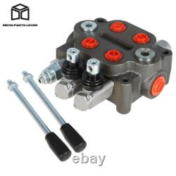 Vanne de Contrôle Directionnel Hydraulique 25 GPM, 3000 PSI, BSPP 2 Voies