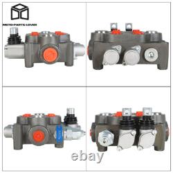 Vanne de Contrôle Directionnel Hydraulique 25 GPM, 3000 PSI, BSPP 2 Voies