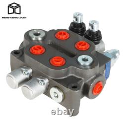 Vanne de Contrôle Directionnel Hydraulique 25 GPM, 3000 PSI, BSPP 2 Voies