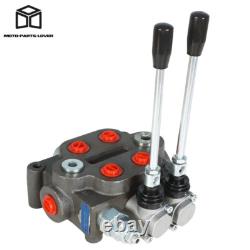 Vanne de Contrôle Directionnel Hydraulique 25 GPM, 3000 PSI, BSPP 2 Voies