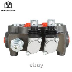 Vanne de Contrôle Directionnel Hydraulique 25 GPM, 3000 PSI, BSPP 2 Voies