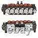 Vanne de Contrôle Directionnel Hydraulique 6 Éléments 21GPM 2 Manettes 3625PSI Ports SAE