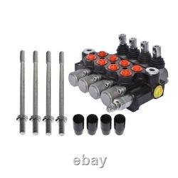 Vanne de commande directionnelle hydraulique ALL-CARB à 4 tiroirs Double A