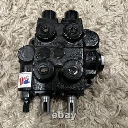 Vanne de commande directionnelle hydraulique Prince à 2 bobines Assemblage C-482-k Jamais utilisé