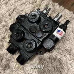 Vanne de commande directionnelle hydraulique Prince à 2 bobines Assemblage C-482-k Jamais utilisé